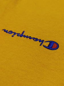 90s Turmeric Yellow Champion T-Shirt - Size S