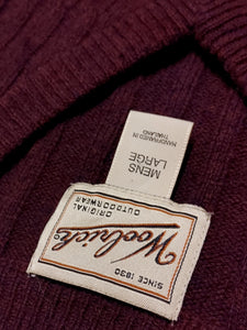 80s Maroon "Woolrich" Sweater Vest - Size L