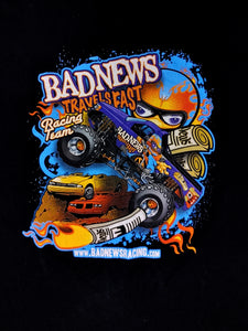 00s "Bad News Racing" T-Shirt - Size 2XL