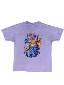 00's Pokémon "Eeveelutions" T-Shirt - Size L