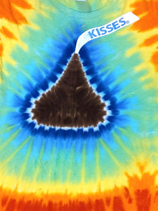 00s Hershey's Kisses Tie Dye T-Shirt - Size S