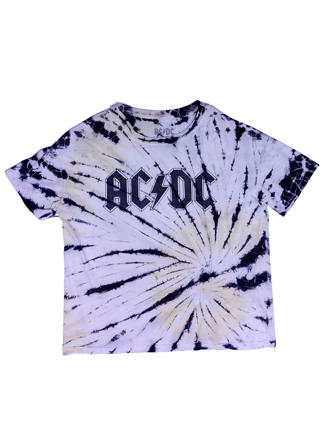 00s AC/DC Tie Dye T-Shirt Size - L