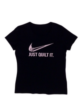 Load image into Gallery viewer, Y2K Fake Nike &quot;Just Quilt It&quot; T-shirt - Size L

