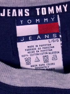 90s Classic Tommy Jeans Navy T-Shirt - Size L