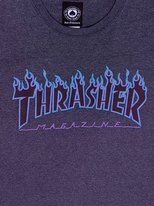 Y2K Classic Thrasher Logo T-Shirt - Size S