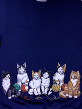 Load image into Gallery viewer, 80s Kitty Cats Crewneck - Size M
