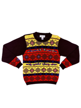 Load image into Gallery viewer, 80s 3D Flowers Knit Sweater - Size S/M
