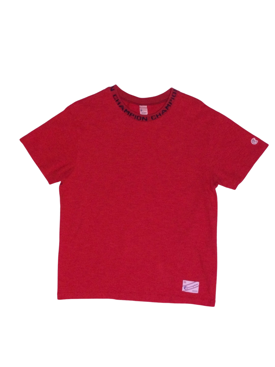 90s Red Champion T-Shirt - Size L
