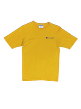 Load image into Gallery viewer, 90s Turmeric Yellow Champion T-Shirt - Size S
