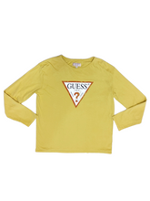 Load image into Gallery viewer, 90s/Y2K &quot;Guess&quot; Yellow Long Sleeve Shirt - Size S
