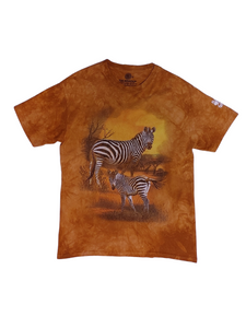 Y2K "The Mountain" Zebra Fam T-Shirt - Size M