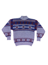Load image into Gallery viewer, 80s High Neck &quot;Politikk&quot; Knit Sweater - Size M/L
