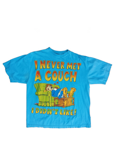 90s "I Never Met a Couch I Didn't Like" T-Shirt - Size L
