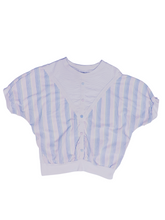Load image into Gallery viewer, 80s Pastel Candy Stripe Top - Size M
