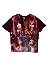 Load image into Gallery viewer, 00s KISS Paint Splatter T-shirt - Size XL
