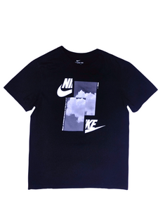 00s Nike Branded Funky Logo T-Shirt - Size S