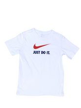 Load image into Gallery viewer, Y2K Red Swoosh &quot;Just Do It&quot; T-Shirt - Size S
