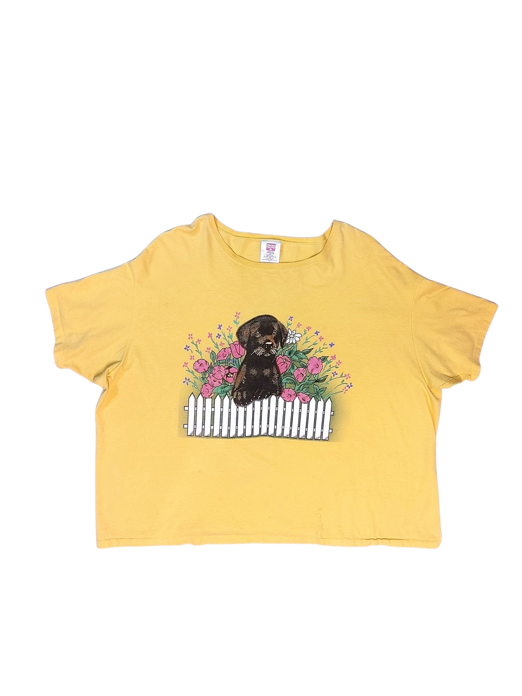 80s Adorable Puppy T-Shirt - Size 3XL